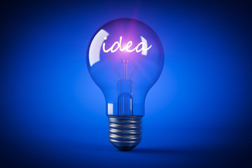 Idea light bulb