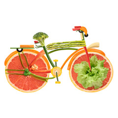 Veggie city bike.