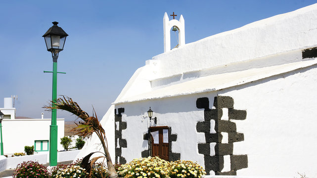 Iglesia de Tahiche, Lanzarote, Islas Canarias