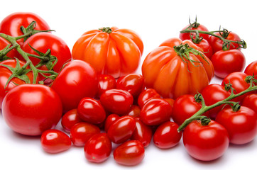 Different varieties of tomatoes