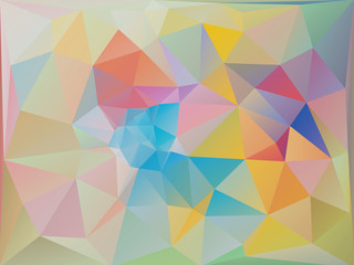 Colorful triangle polygonal background