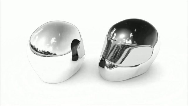 Helm silver & glossy