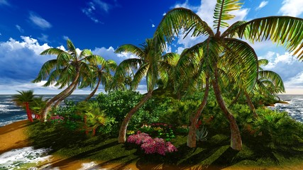 Fototapeta premium Paradise on Hawaii Island