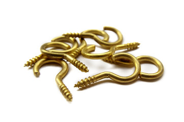 Golden Wall Hooks Asorted