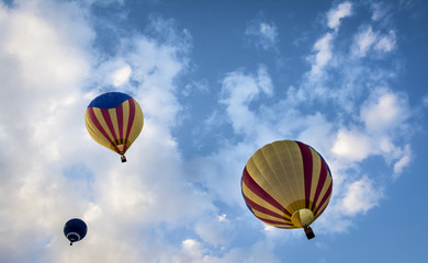 Hot air balloons
