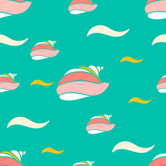 shell seamless pattern