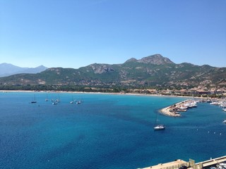 Baie de Calvi, en Corse