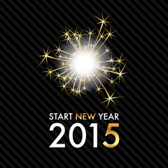 Silvester 2015 - Golden Sparkle - Start new year