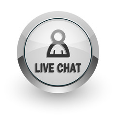 live chat internet icon