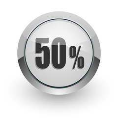 50 percent internet icon