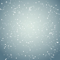 Christmas Snowflakes Background Vector Illustration