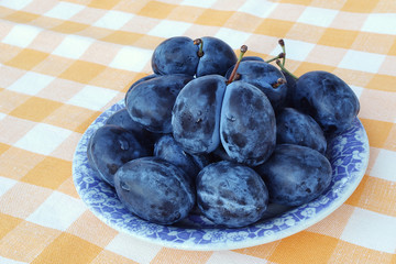Fresh plums
