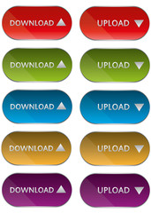 Download & Upload Buttons Set  0508