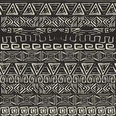 Vector retro pattern. Aztec background. - 68391583
