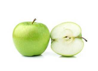 green apple isolated on white background