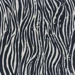 Zebra pattern on linen background