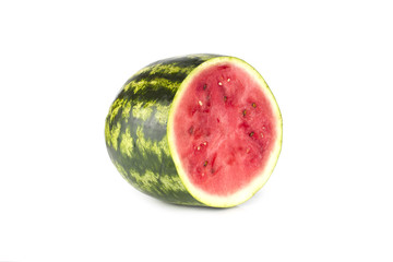 Slices of red watermelon. Red texture of sweet watermelon. refre