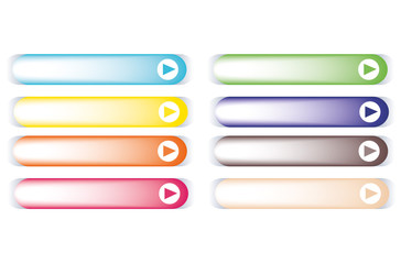 Fototapeta premium Web Buttons Set 0508