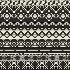 Vector retro pattern. Aztec background. - 68393970