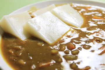 カレー餅