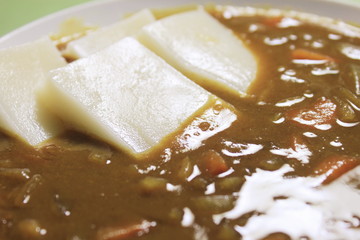 カレー餅