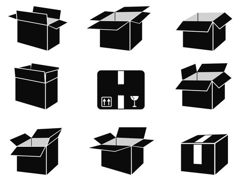 shipping box icons