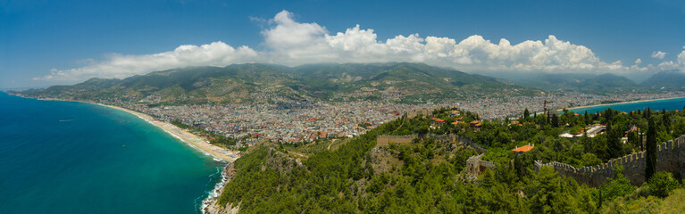 Obraz premium Panorama of Alanya. Turkey.