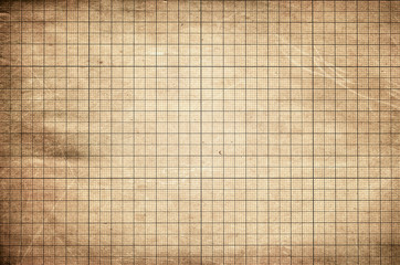 Old vintage dirty graph paper