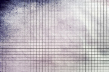 Old vintage dirty graph paper
