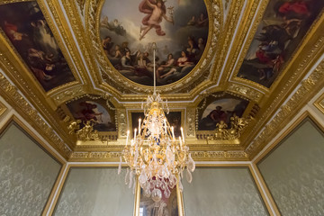 フランス　ベルサイユ宮殿　天井壁画-898 ［Château de Versailles］