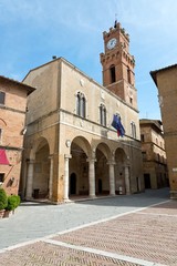Fototapeta na wymiar Palazzo Comunale di Pienza
