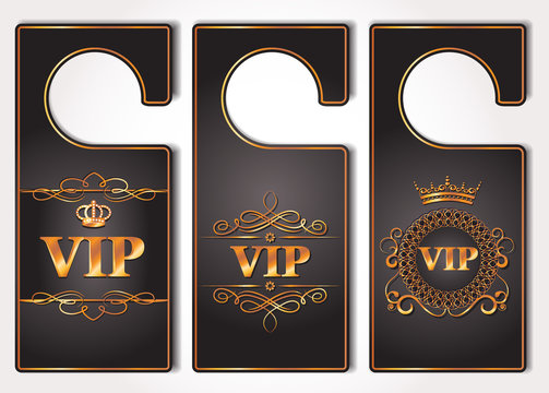 Set Of Vip Door Tags