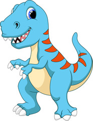 Cute Tyrannosaurus cartoon