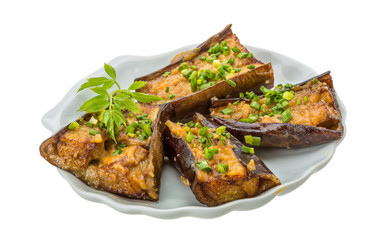 Grilled eggplant