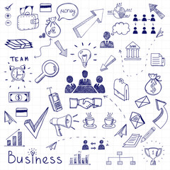 Business doodles