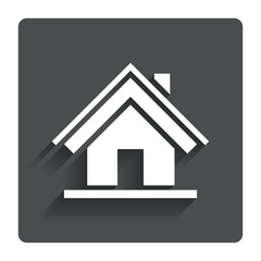 Home sign icon. Main page button. Navigation