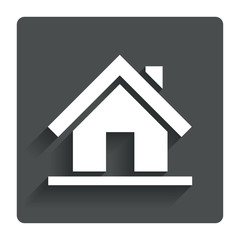 Home sign icon. Main page button. Navigation