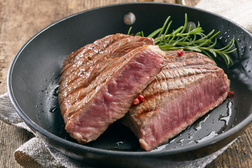 grilled beef steak