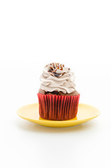 Cupcakes isolated on white background