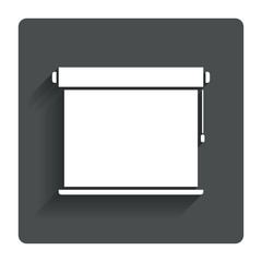 Louvers rolls sign icon. Window blinds jalousie.