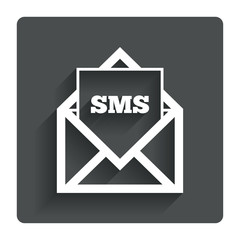 Mail icon. Envelope symbol. Message sign.