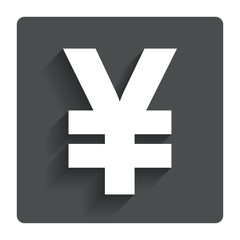 Fototapeta premium Yen sign icon. JPY currency symbol.