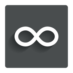 Fototapeta premium Repeat icon. Loop symbol. Infinity sign.