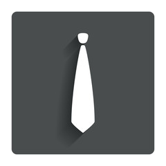 Tie sign icon. Business clothes symbol.