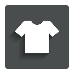 T-shirt sign icon. Clothes symbol.