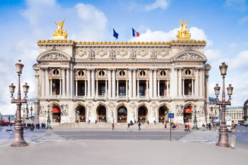 Fototapeta na wymiar Oper Palais Garnier in Paris