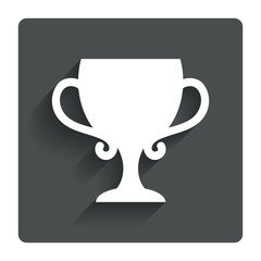 Winner cup sign icon. Awarding of winners.
