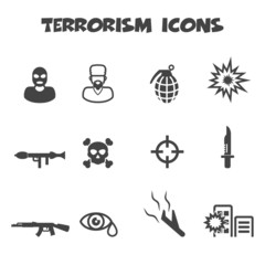 terrorism icons