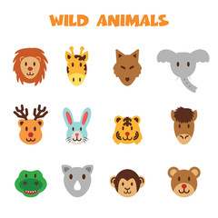 wild animal icons