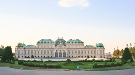 Fototapeta na wymiar Upper Belvedere Palace. Vienna. Austria